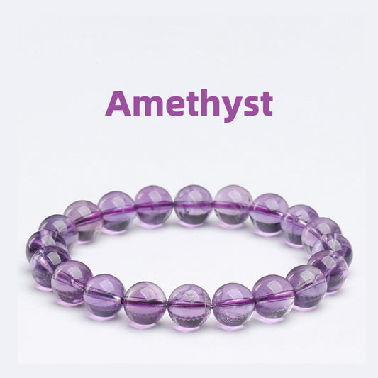 Amethyst Crystal Bracelet -  Calmness, Stabilityand Intuition